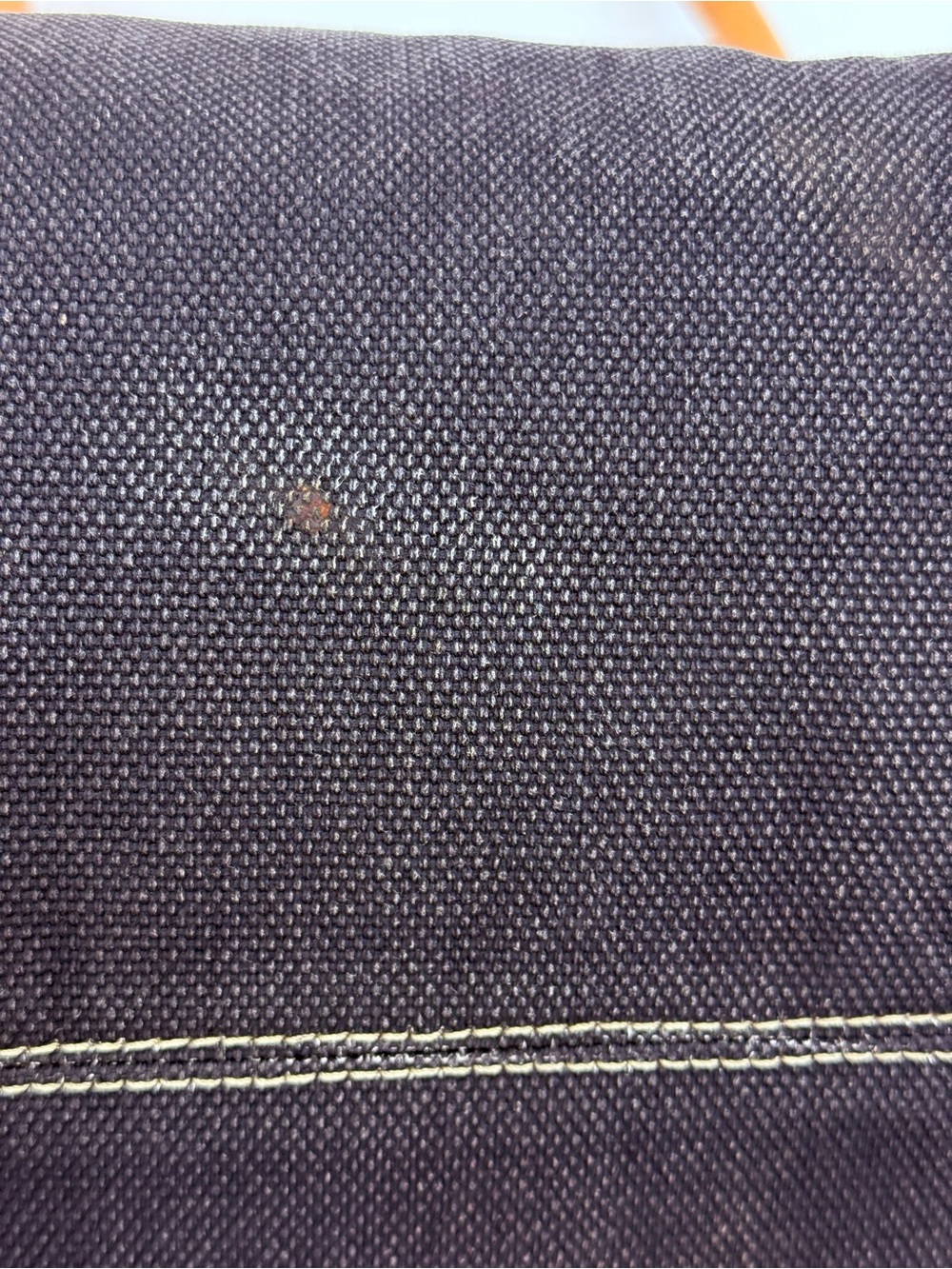 VTG Dooney & Bourke Black Canvas Leather Trim Satchel Bag | Classic Shoulder - Picture 11 of 16